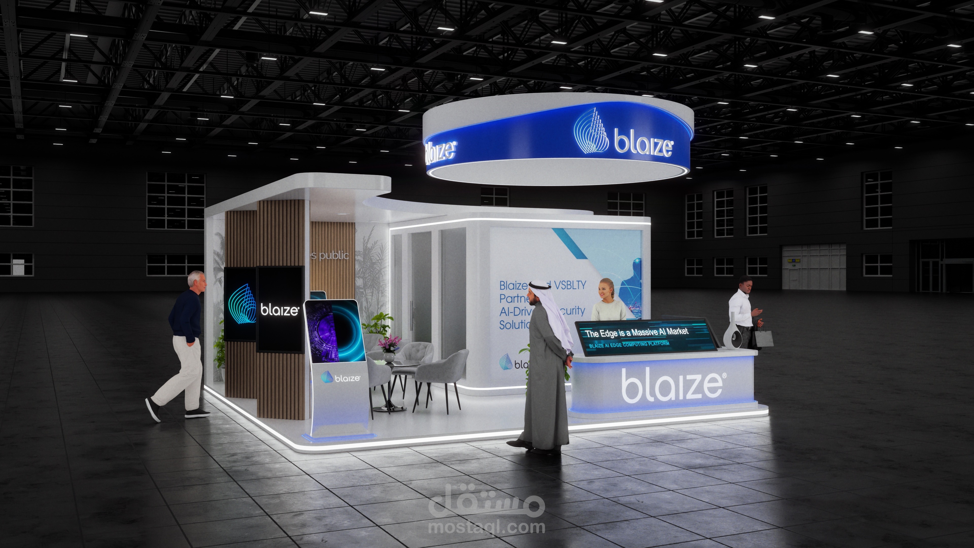 Blaize | Exhibition Booth Design Proposal