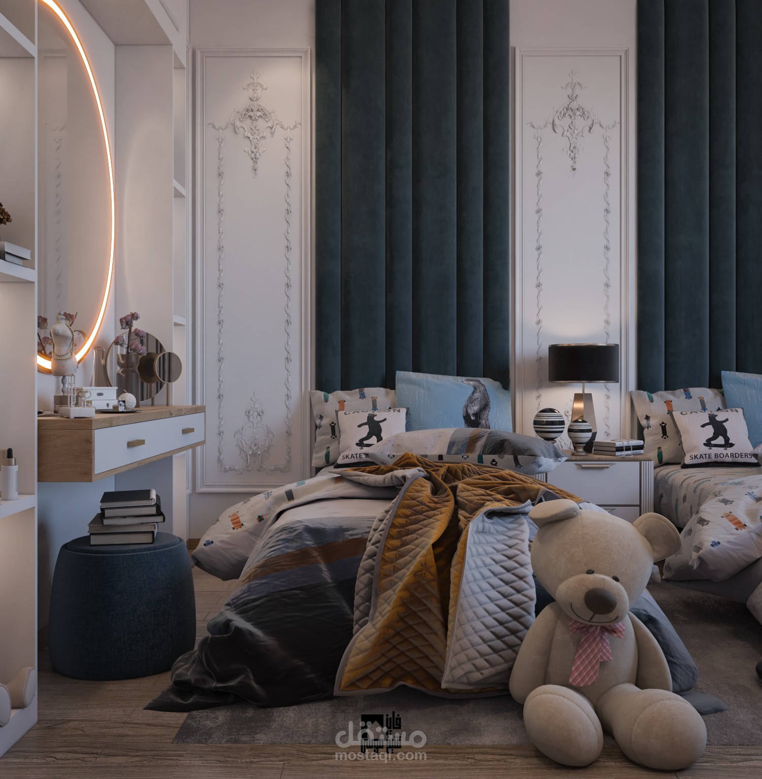 تصميم غرفة نوم أطفال