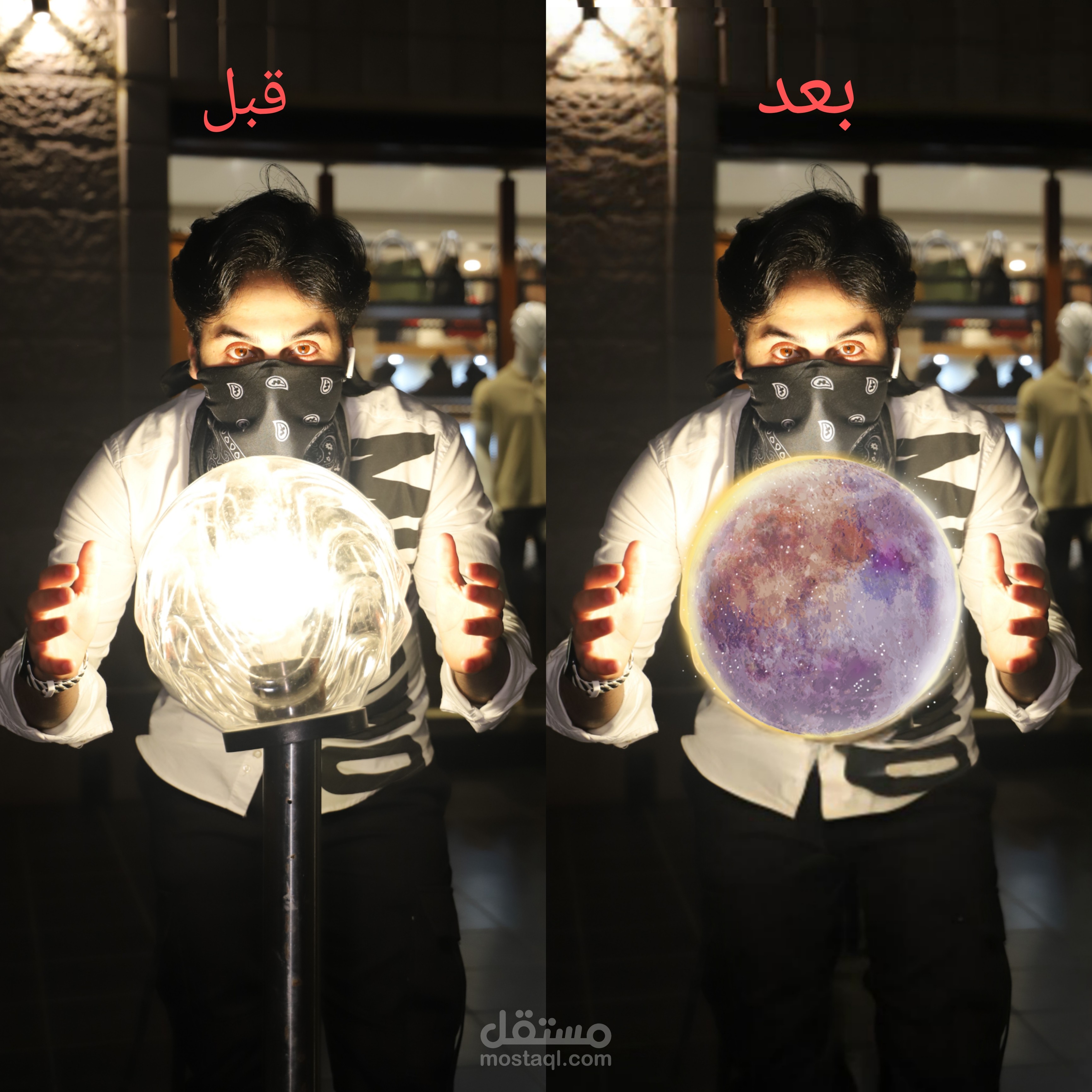 فكرة للتصوبر مع تعديلي بشكل احترافي على صورتي