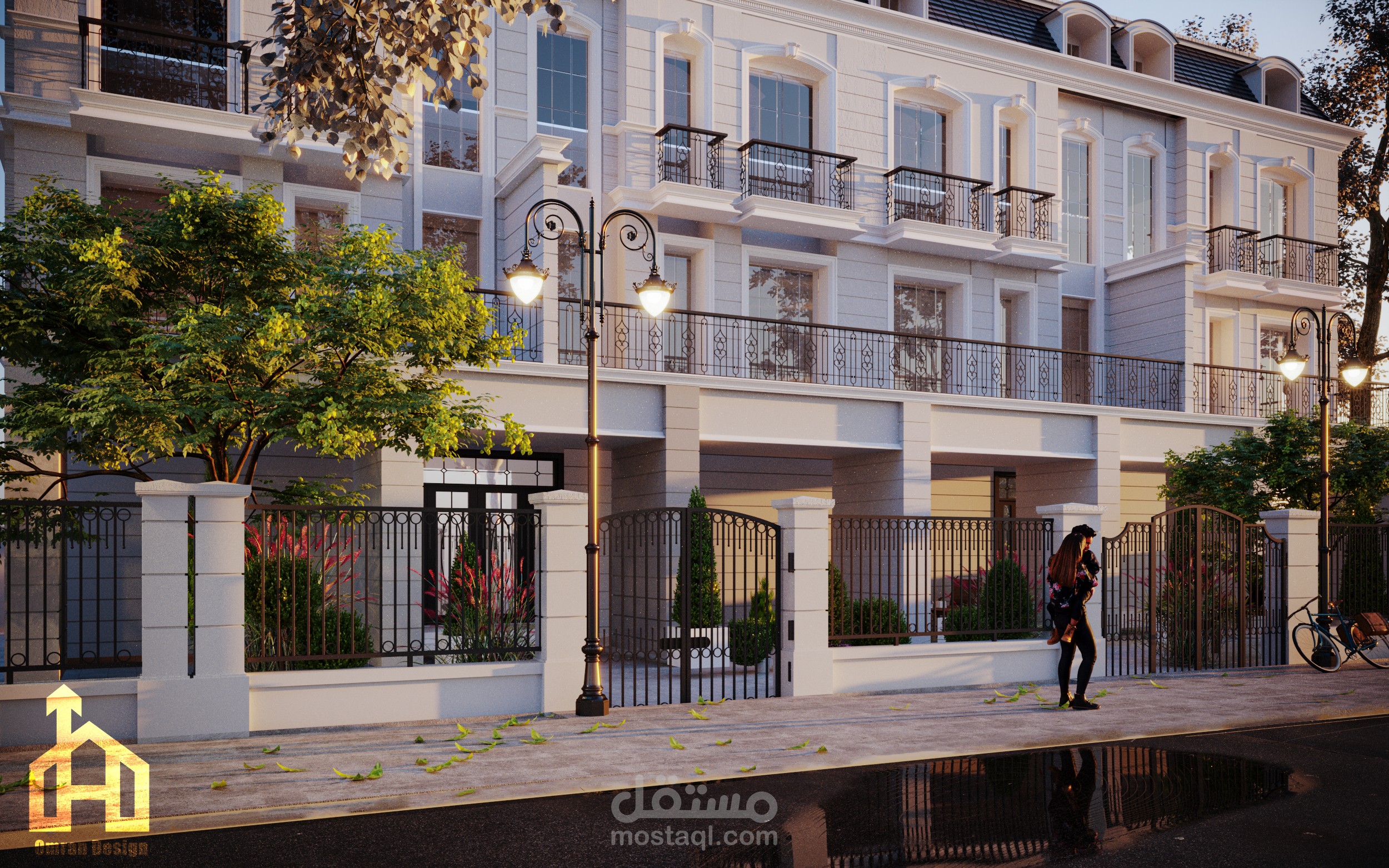 منزل علي الطراز البحر المتوسط