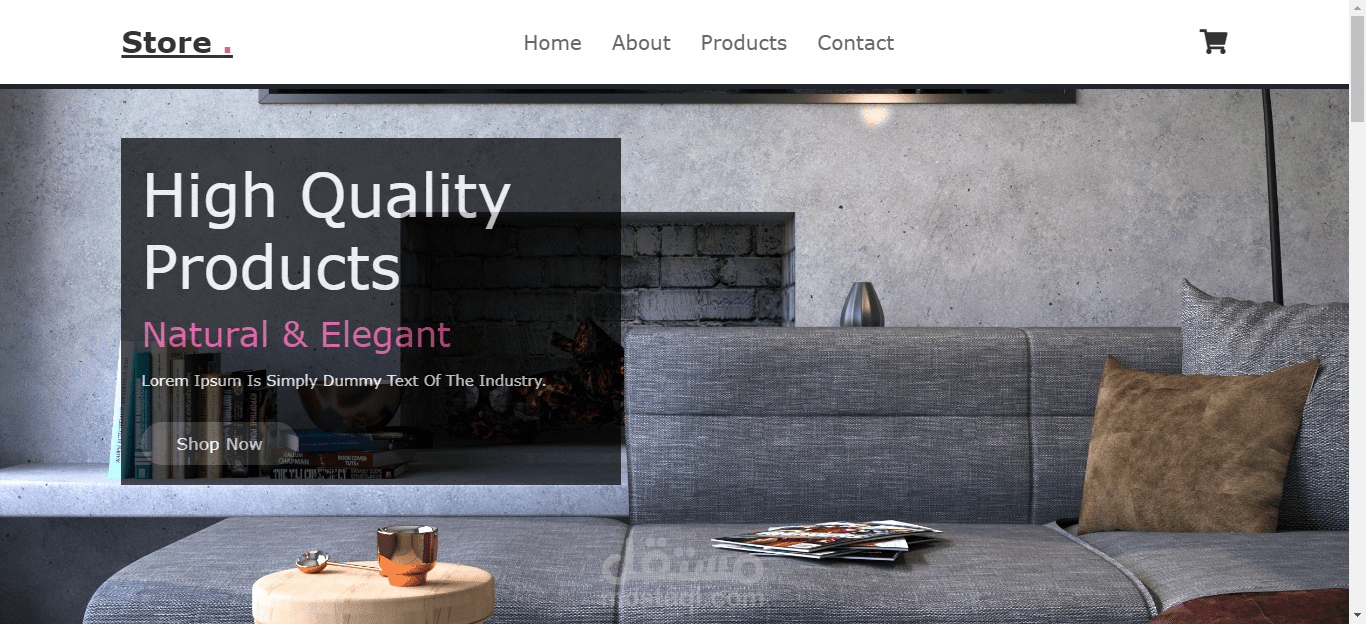 Furniture Ecommerce Website