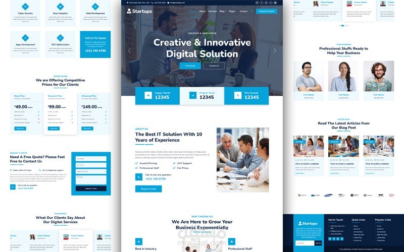 تصميم مواقع تسويقية مبتكرة لعرض منتجاتك بطريقة احترافية