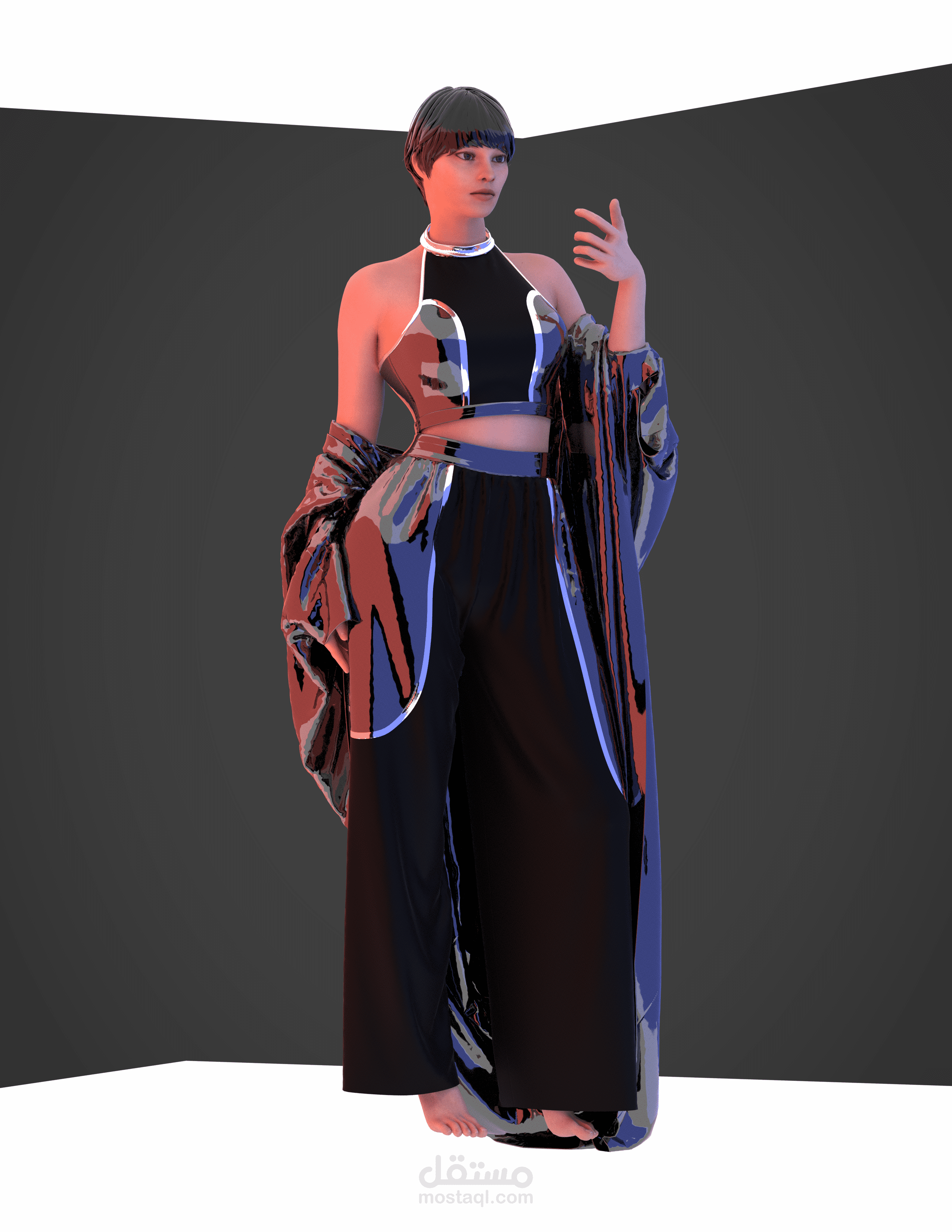 Edgy Monochrome Street Style