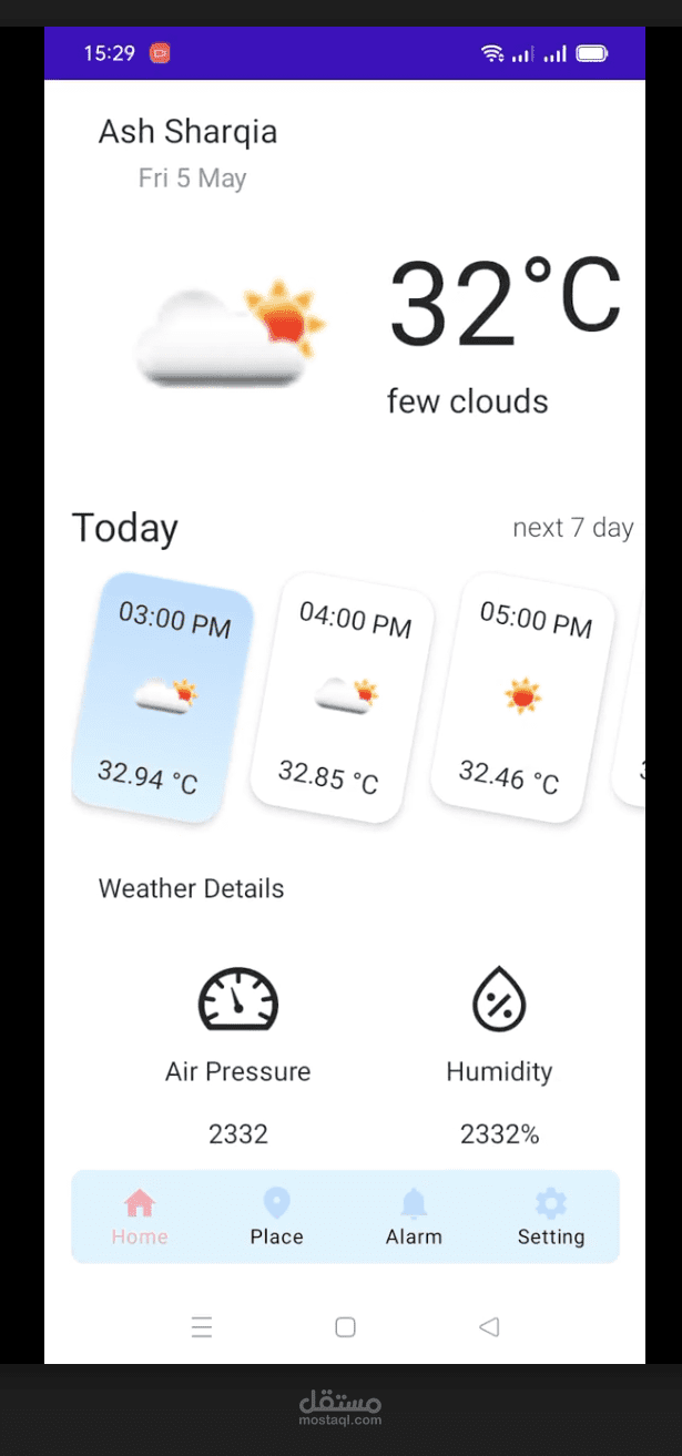 Weather Forecast app