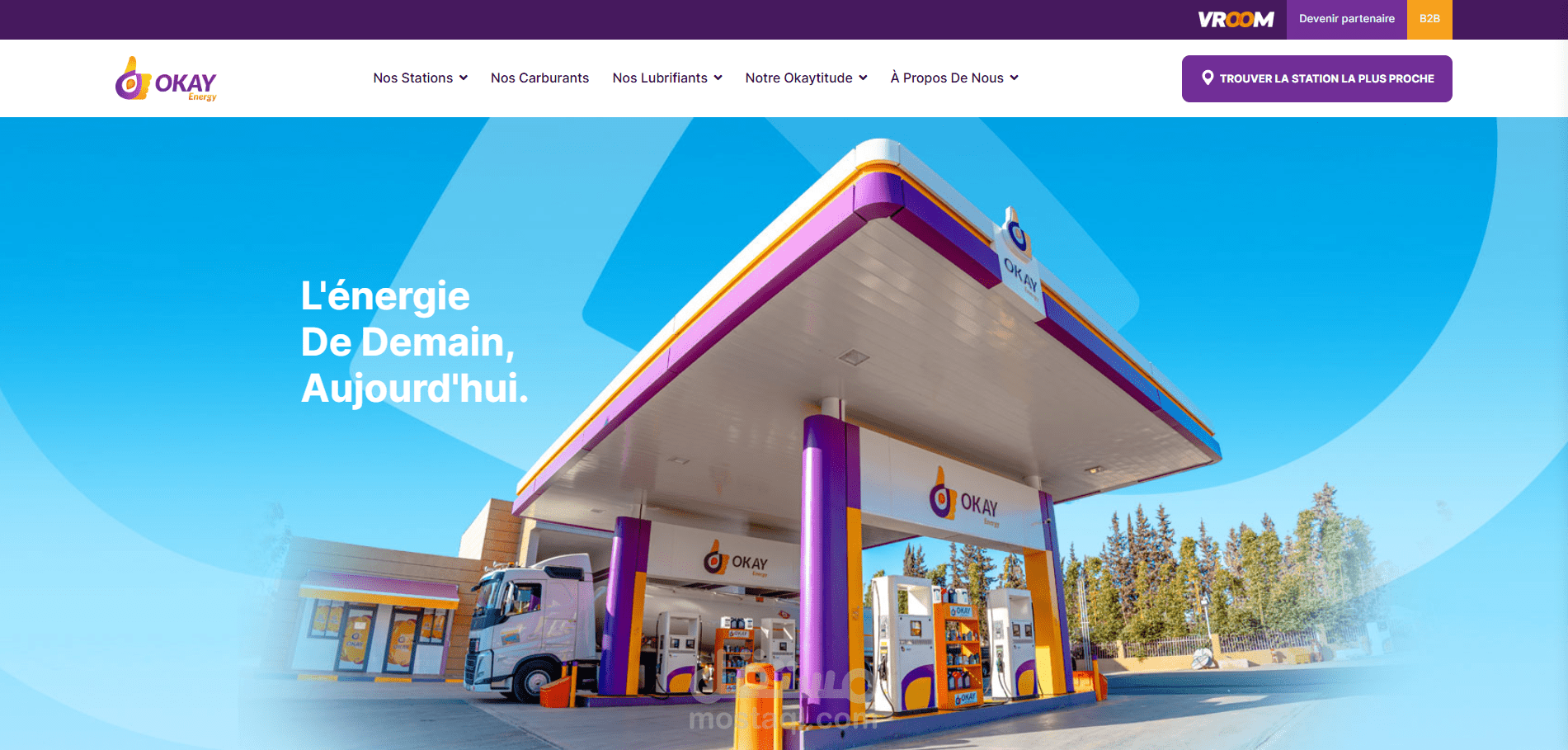 portfolio website Okay Energy