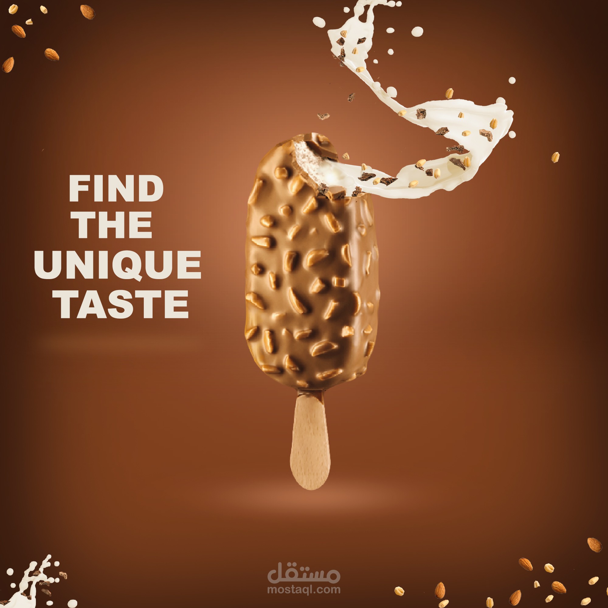 تصميم سوشيال ميديا مثلجات