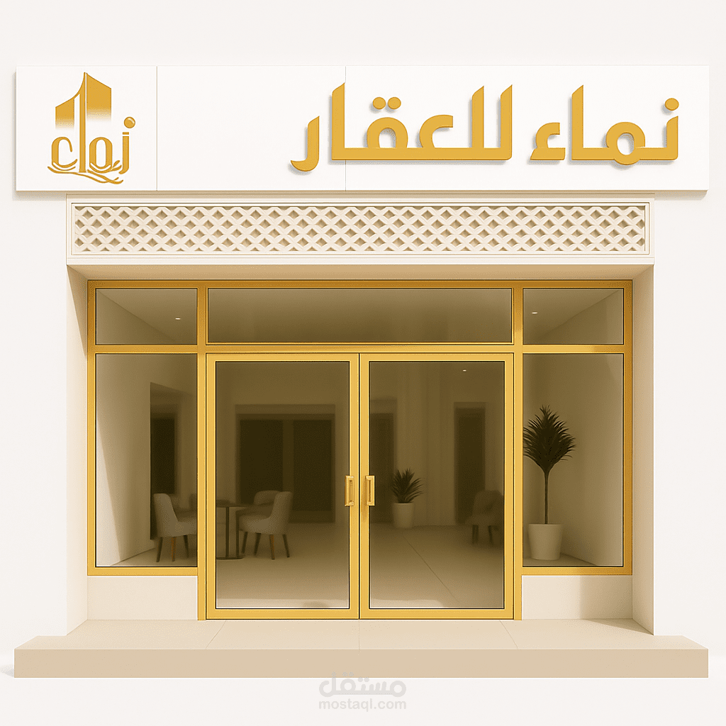 تصميم وتنفيذ هوية إحدى المؤسسات التجارية