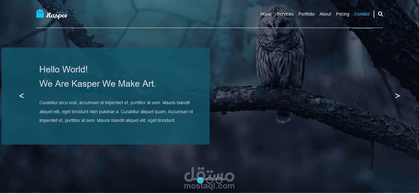 responsive website "Kasper"