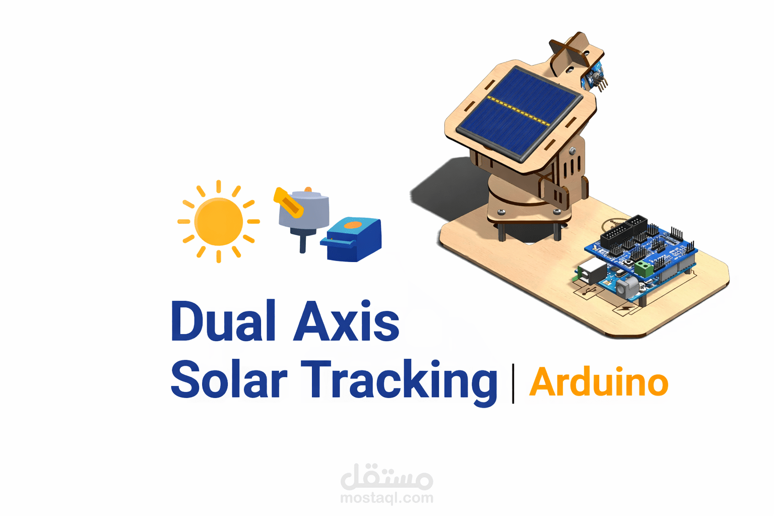 Dual Axis Solar Tracking System
