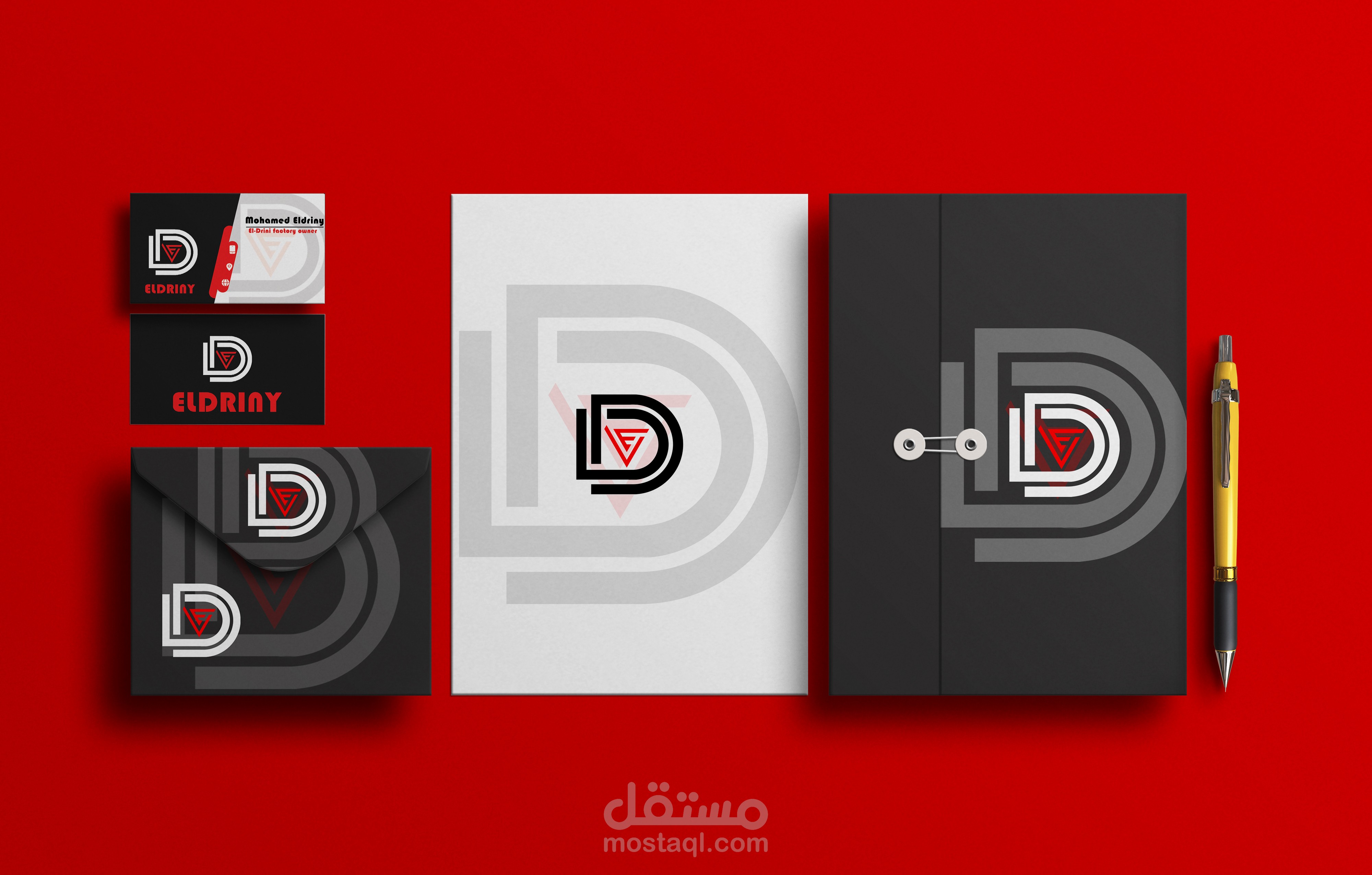 تصميم براند مصنع ملابس