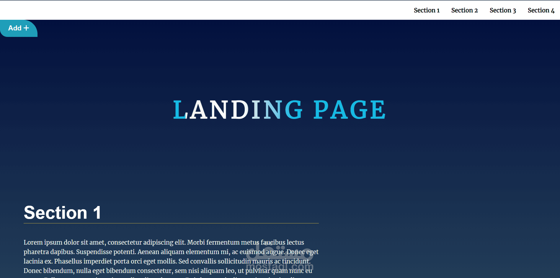 Landing Page