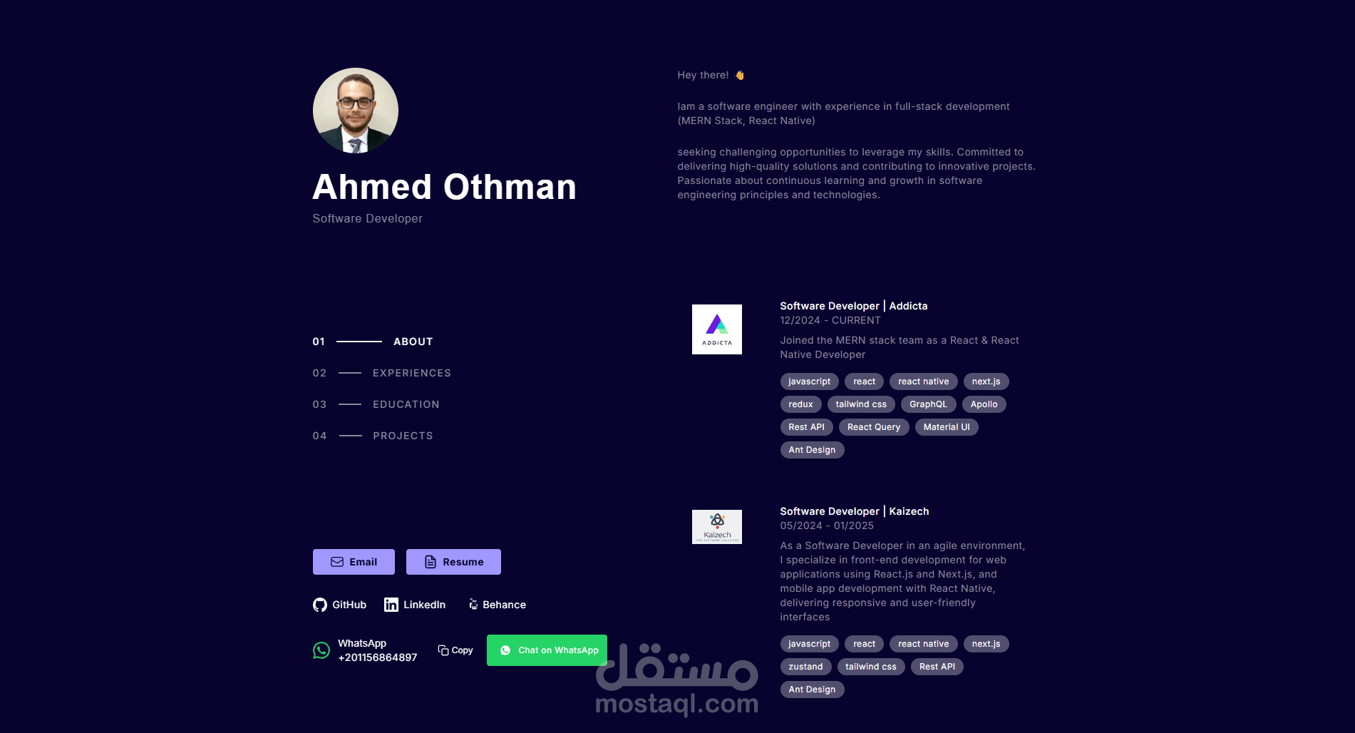 My Portfolio - معرض اعمالي