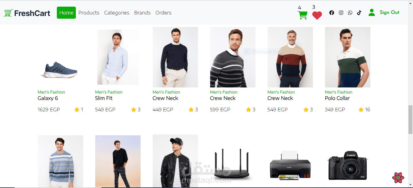 Fresh Cart e-commerce