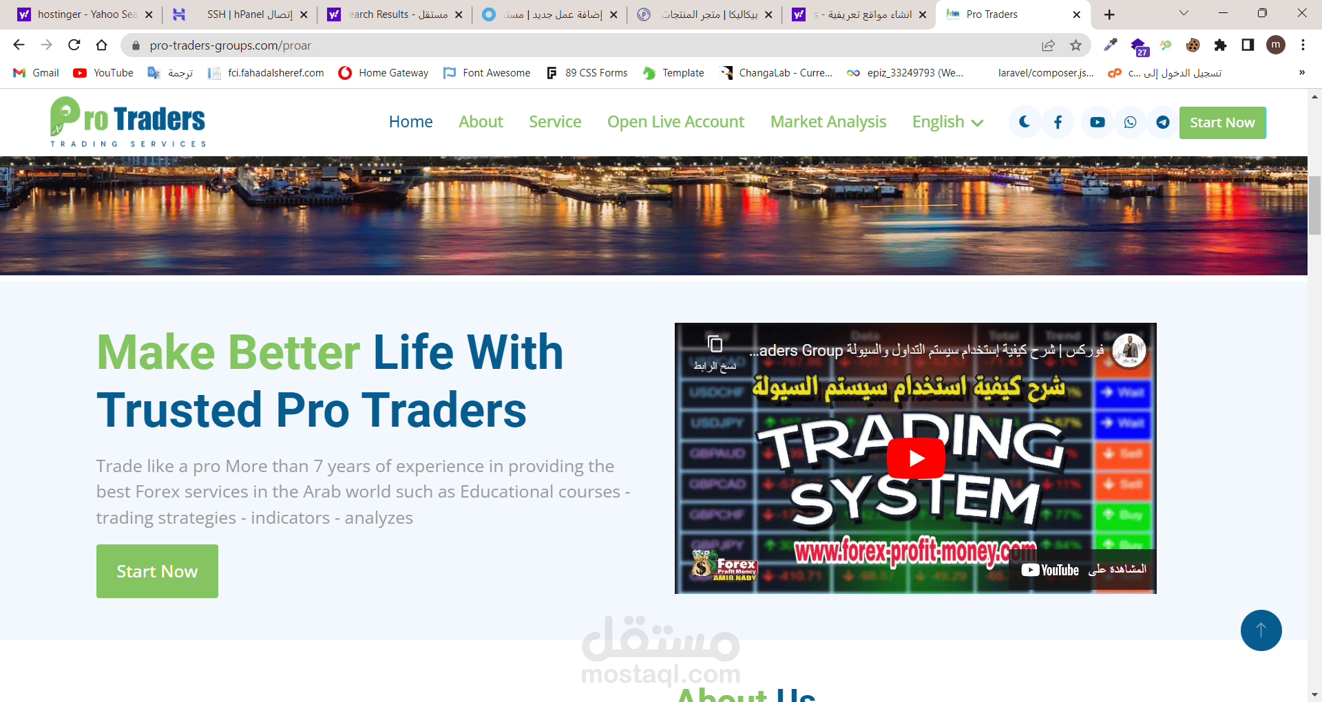 موقع فوركس لشركة Pro Traders group | مستقل
