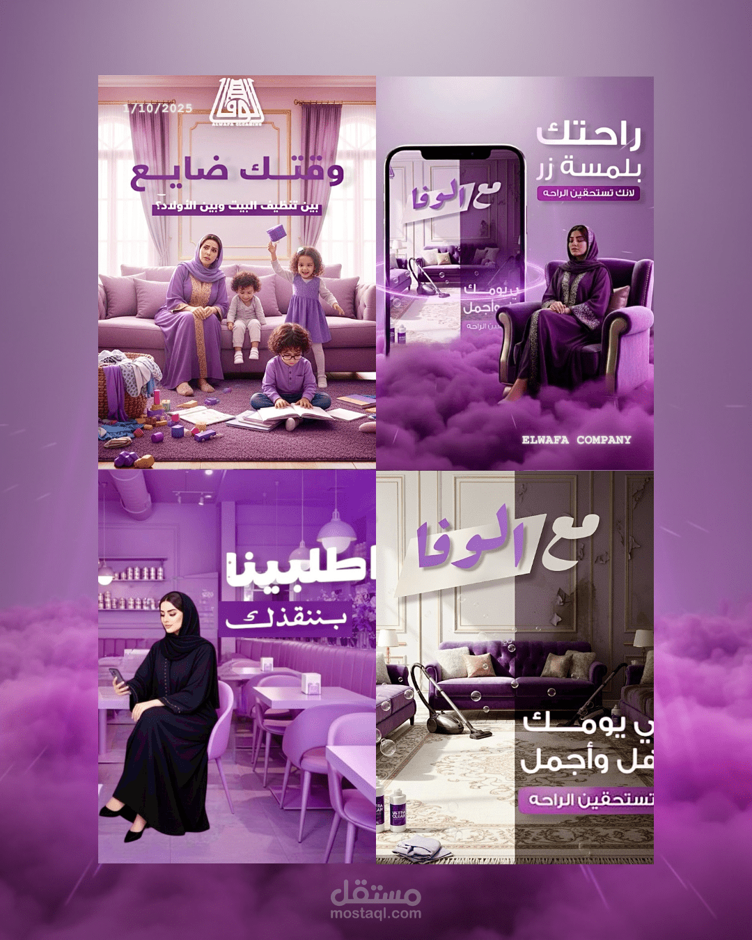 تصميم حمله إعلانيه لشركة نظافه