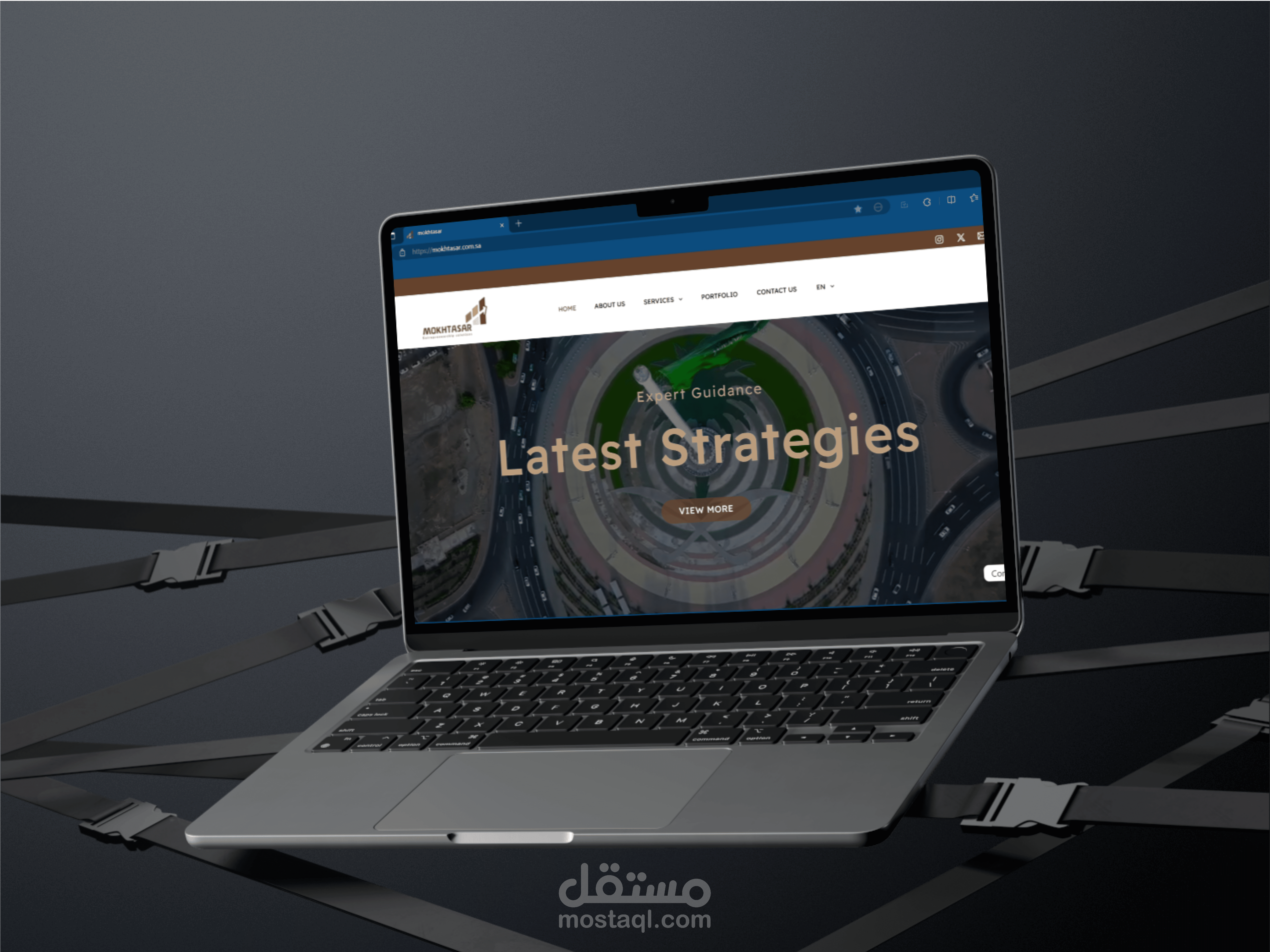 موقع الكتروني لشركة مختصر