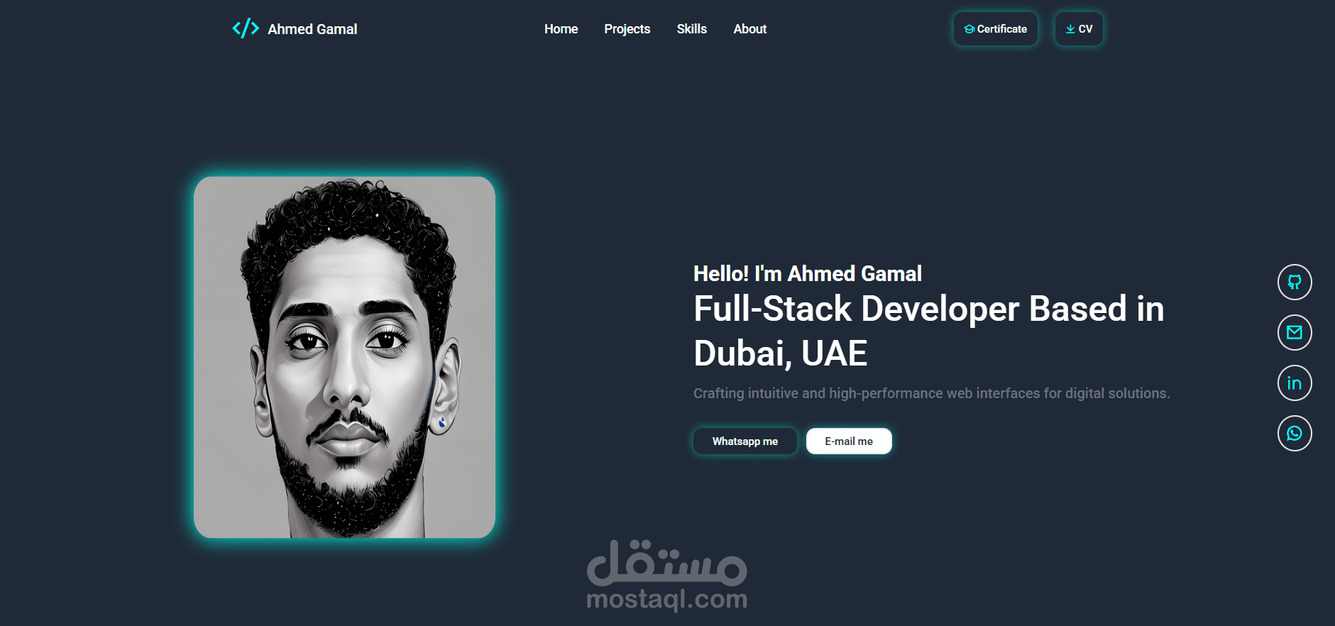 portfolio website