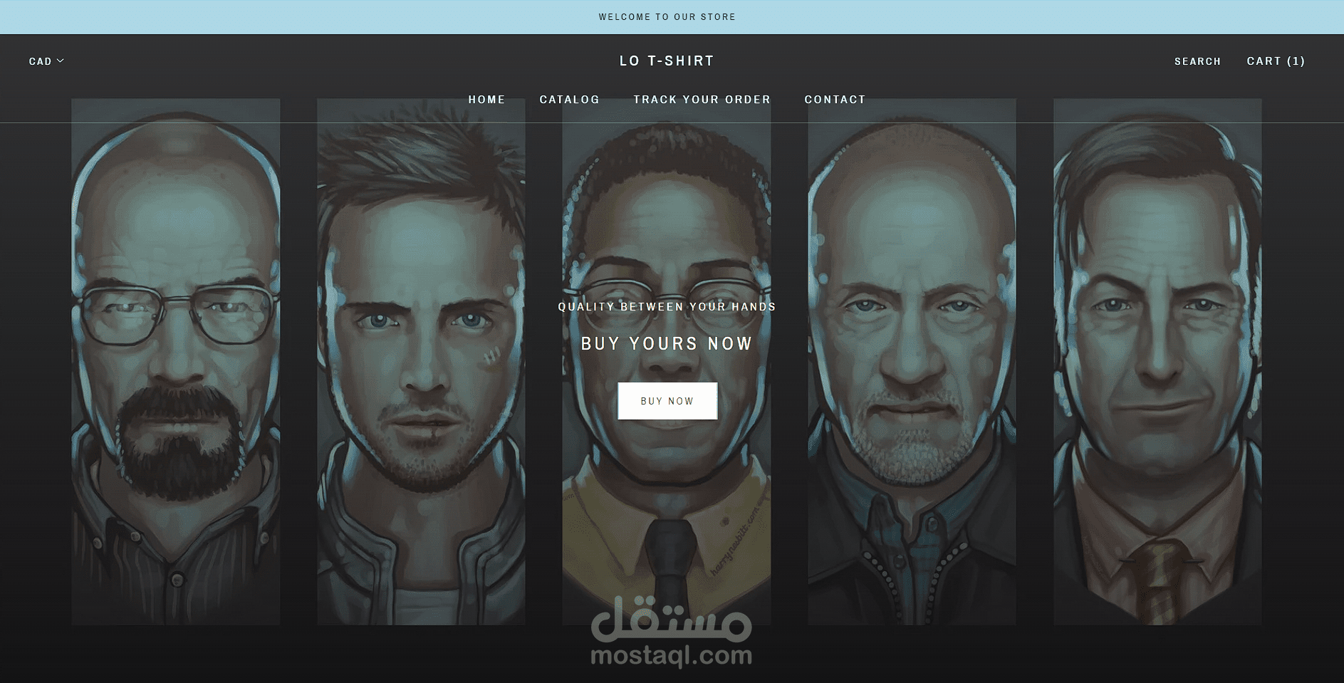 متجر لبيع T-SHIRT