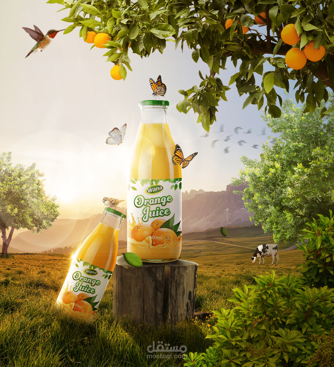Orange juice poster