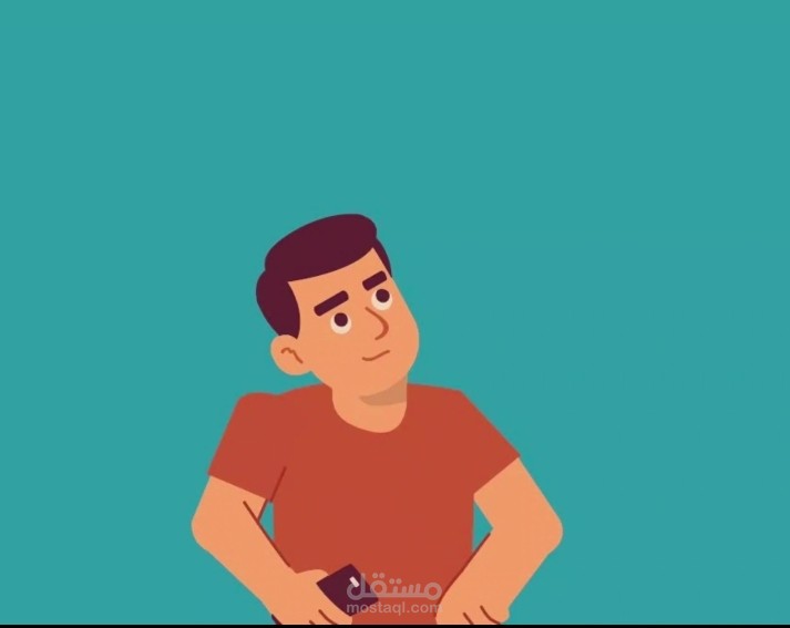 فيديو موشن جرافيك دعائي لتطبيق/مطعم | من قرار الشراء حتى استلام الطلب