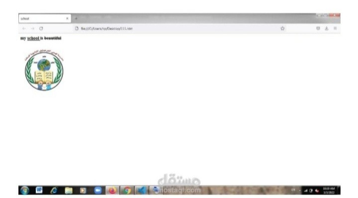 من بعض اعمال HTML