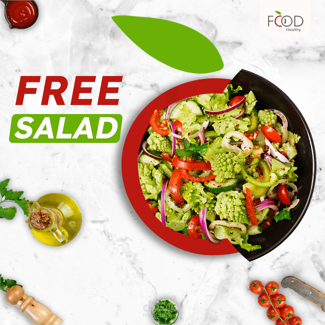 تصاميم سوشال ميديا لبراند healthy food