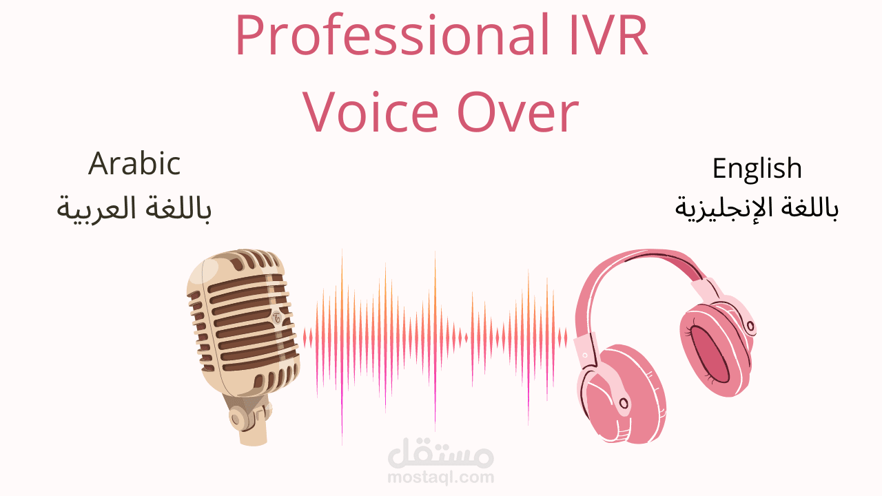 نموذج للرد الآلي IVR باللغة العربية