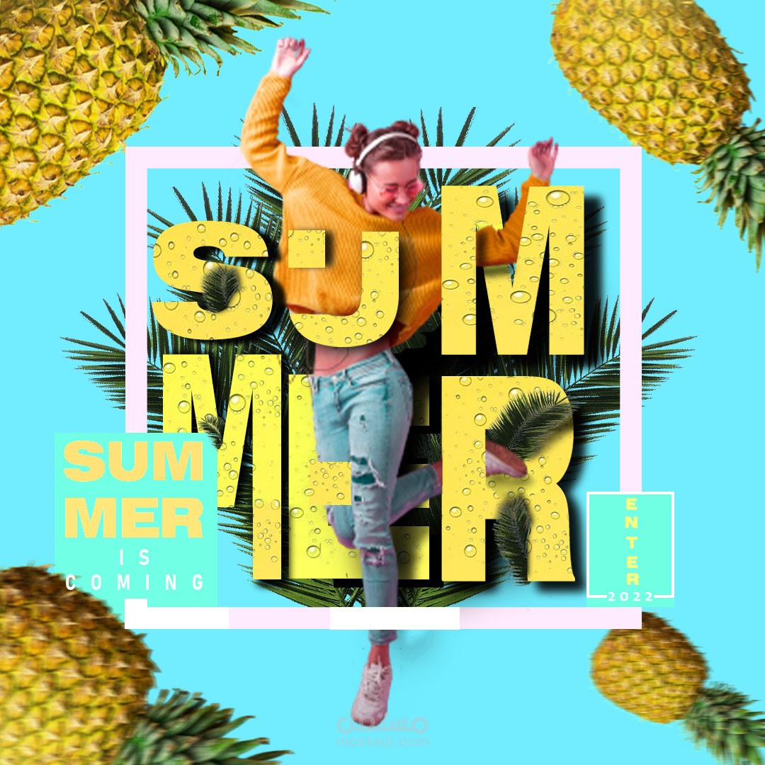 تصميم لشركة أزياء لفصل الصيف