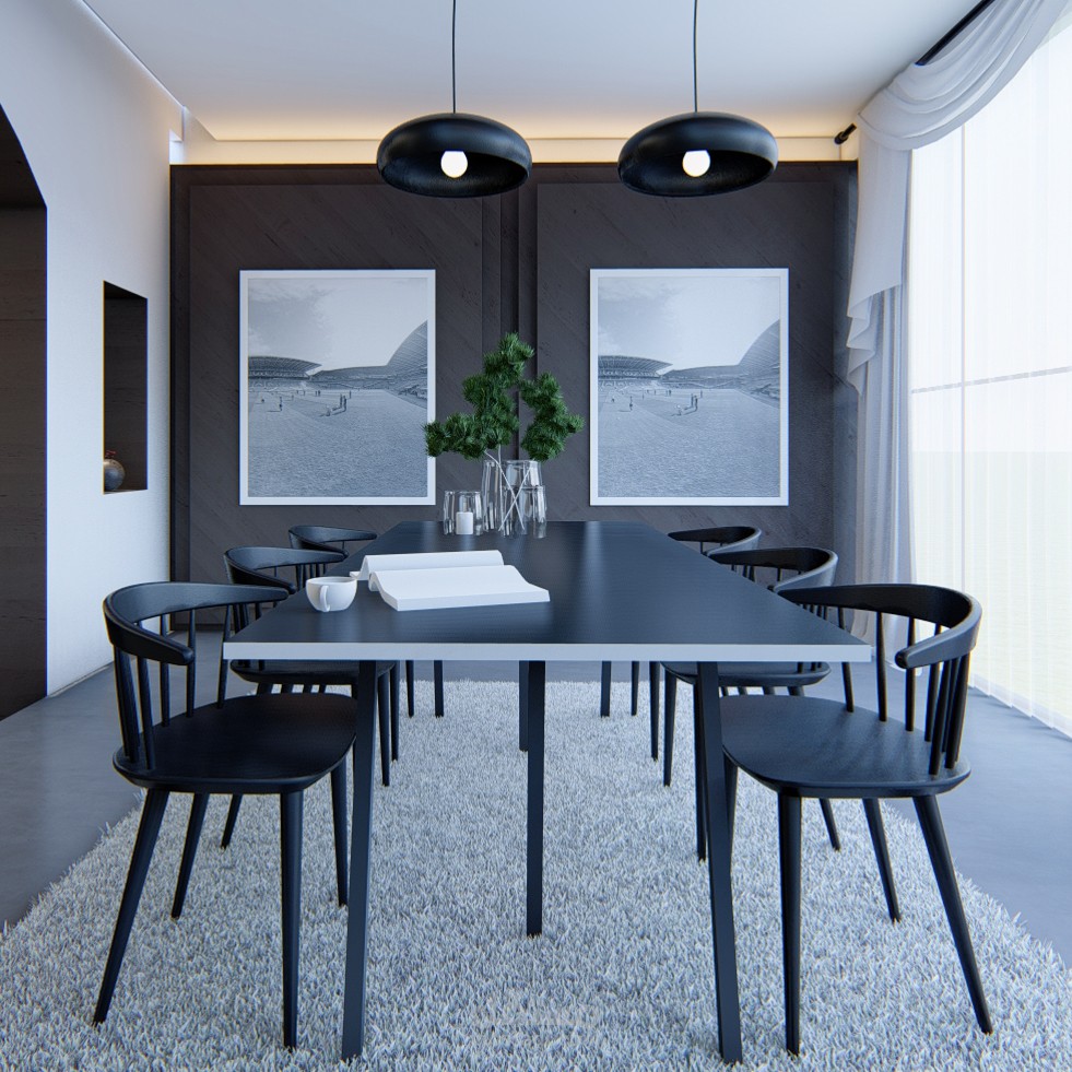 rendering and 3d modeling  interior and exterior views