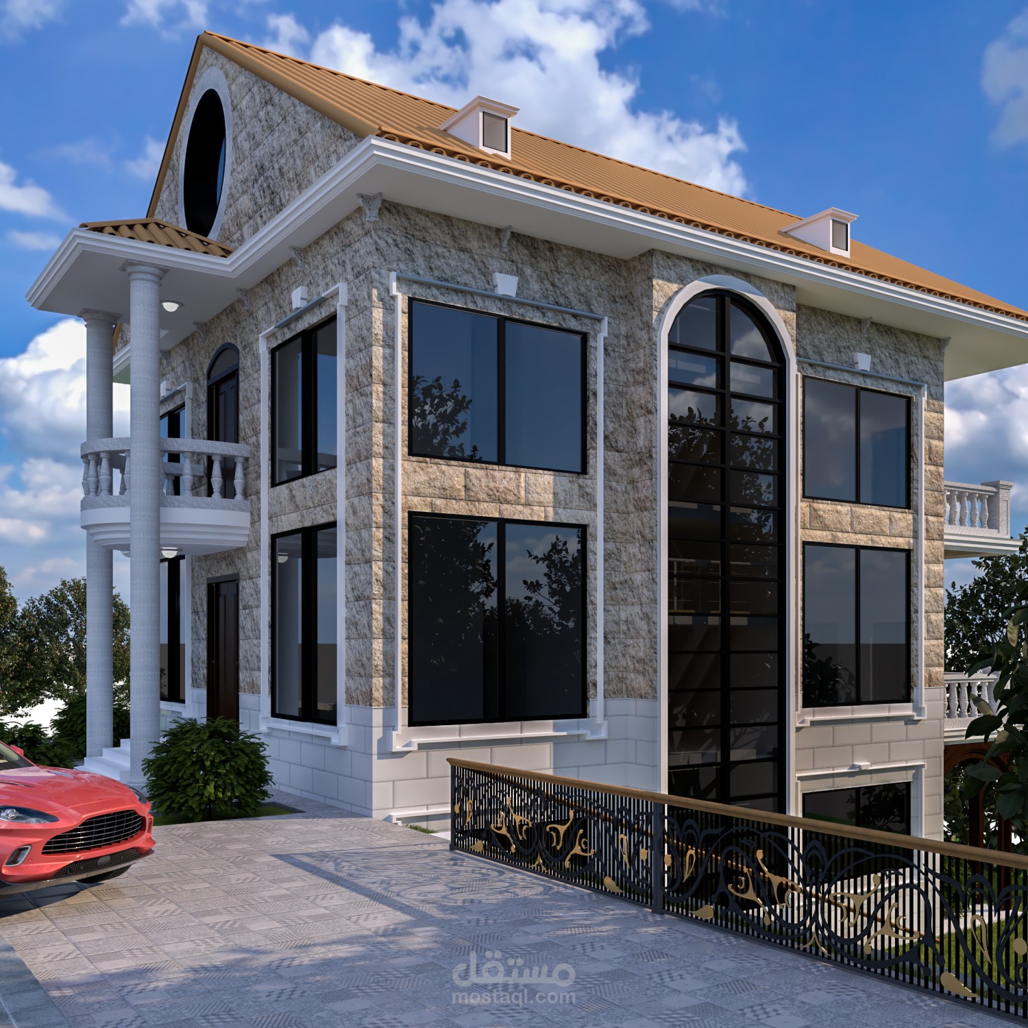 architectural design for private villa
