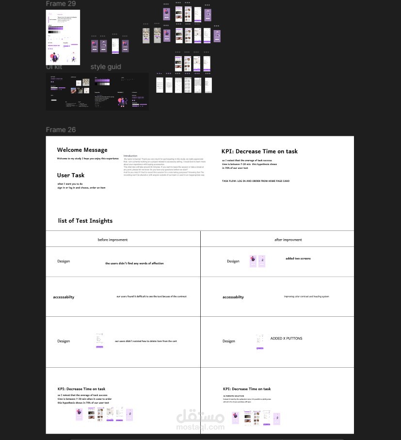 UX-UI for an accessories shop app