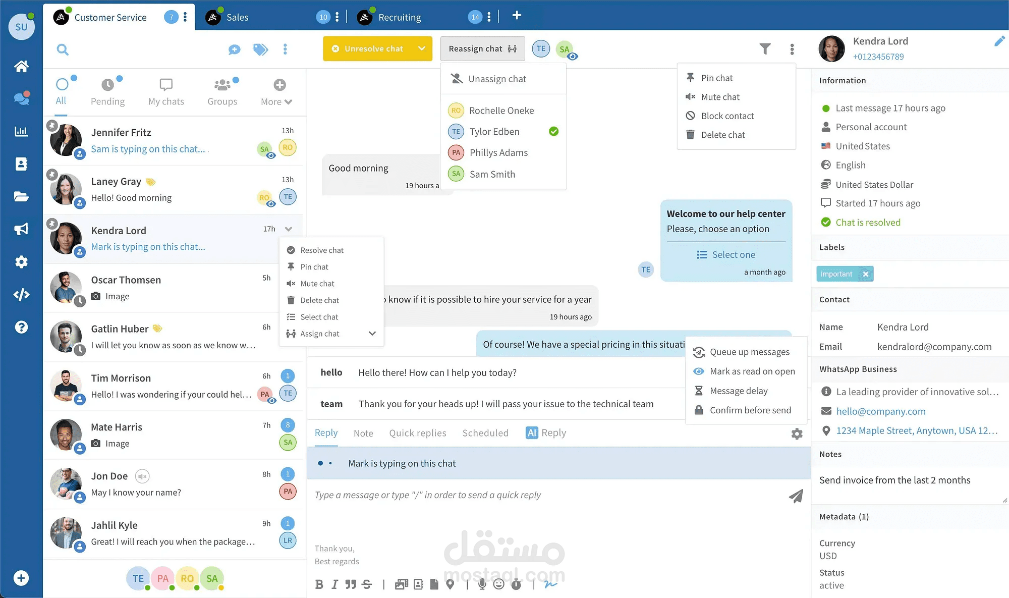 CRM Whatsapp Chatgpt اجعل نظام إدارة العملاء أكثر كفاءة مع شات واتساب الذكي