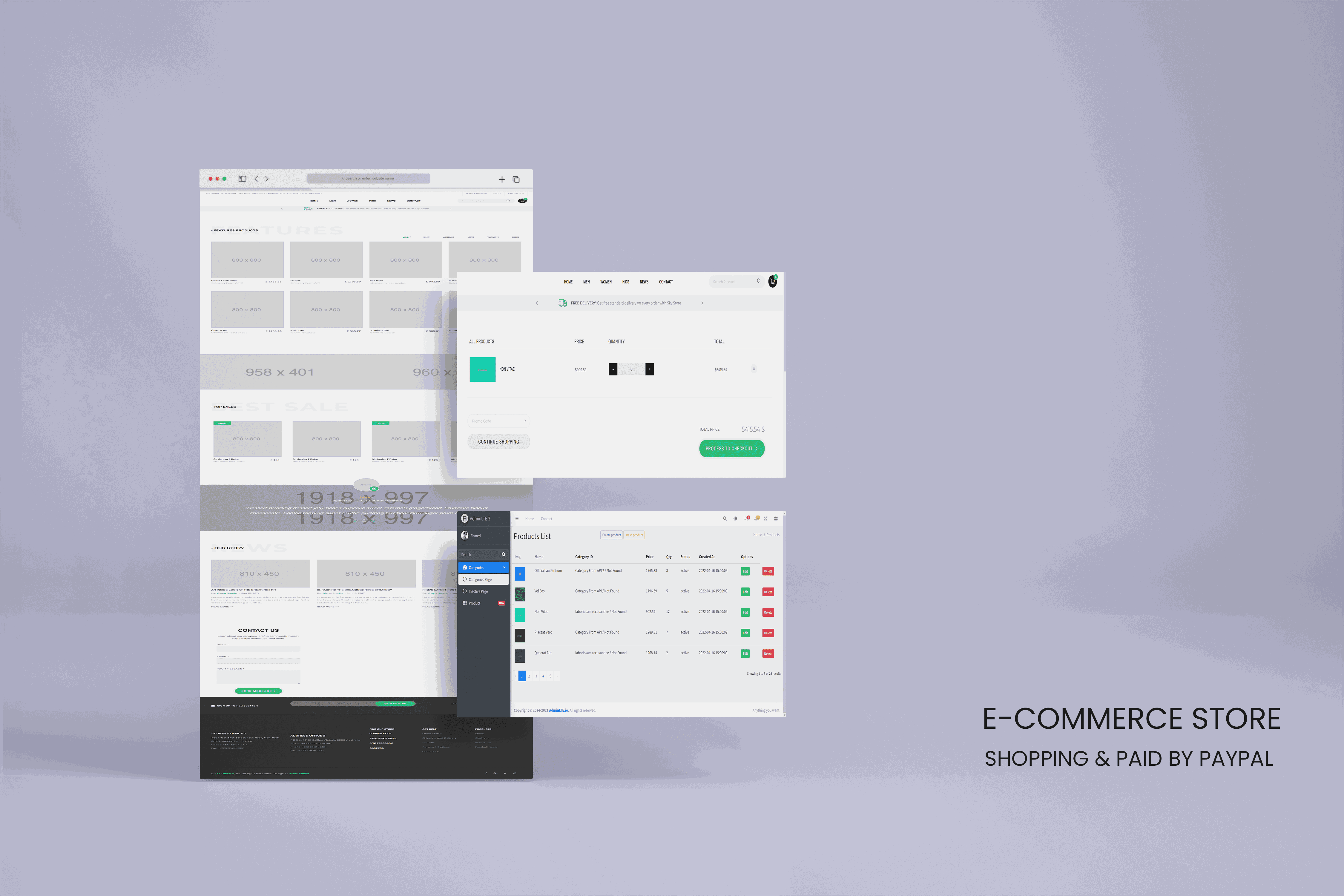 E-Commerce Store / متجر إلكتروني