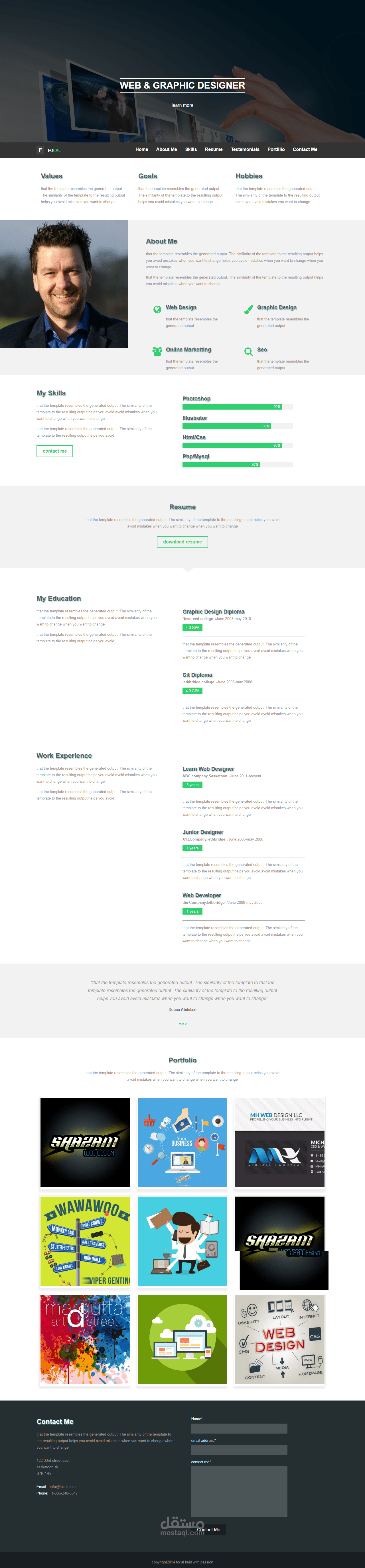 cv website