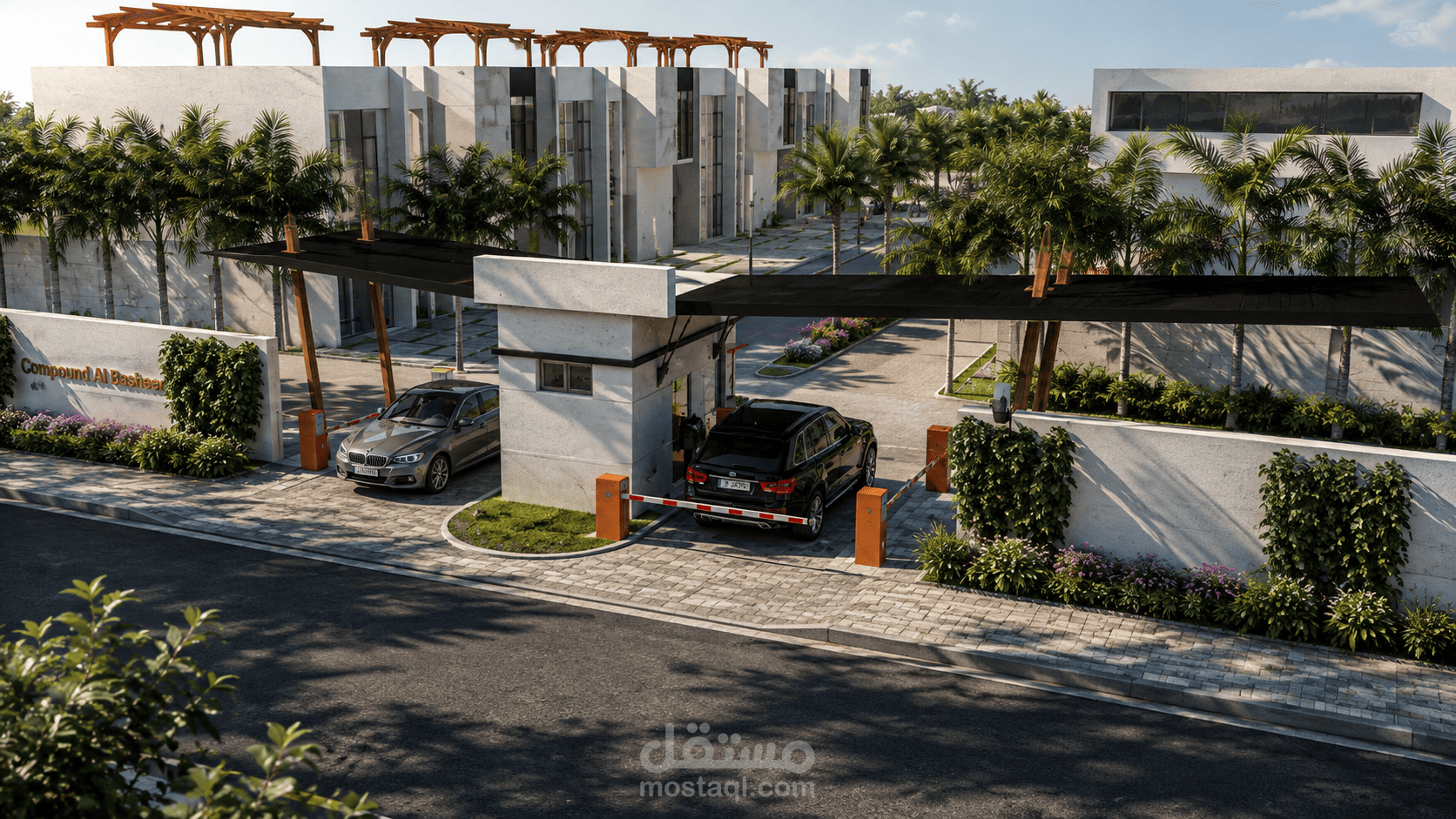 تصميم مجمع سكني متكامل