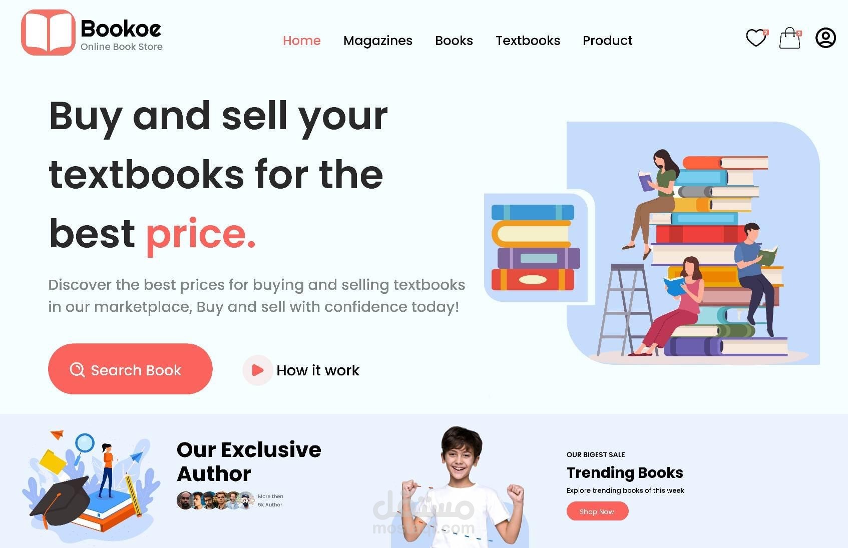 بعض اعمالي في تصميم الويب سايت