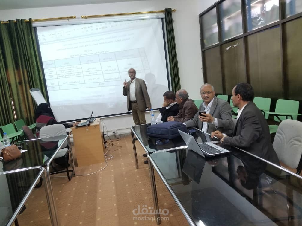 ورشة عمل حول تحليل الوضع الراهن في جامعة صنعاء