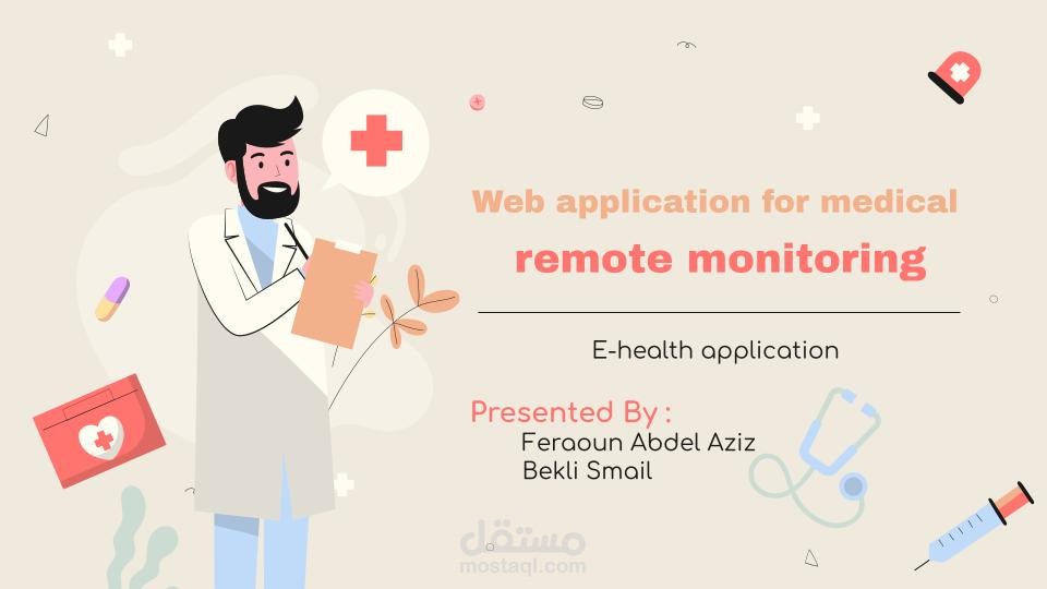 E-health patient telemonitoring presentation