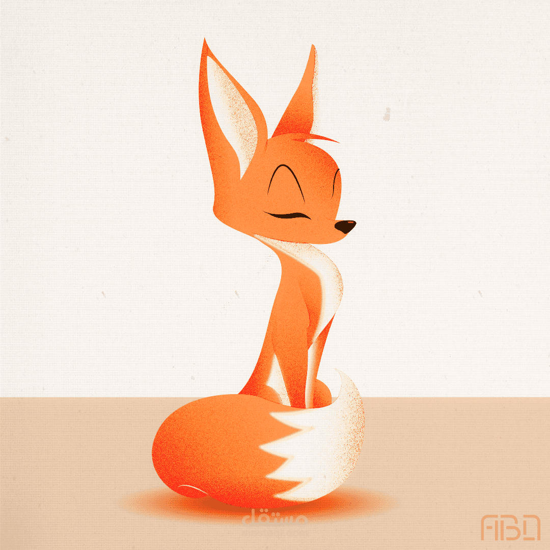Illustration of Arrogant female fox