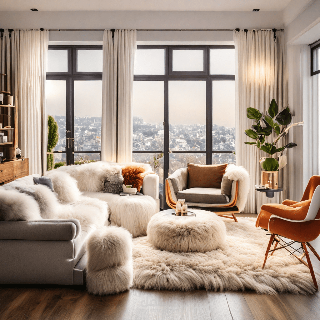 تصميم انتريور 3d لغرفة معيشة