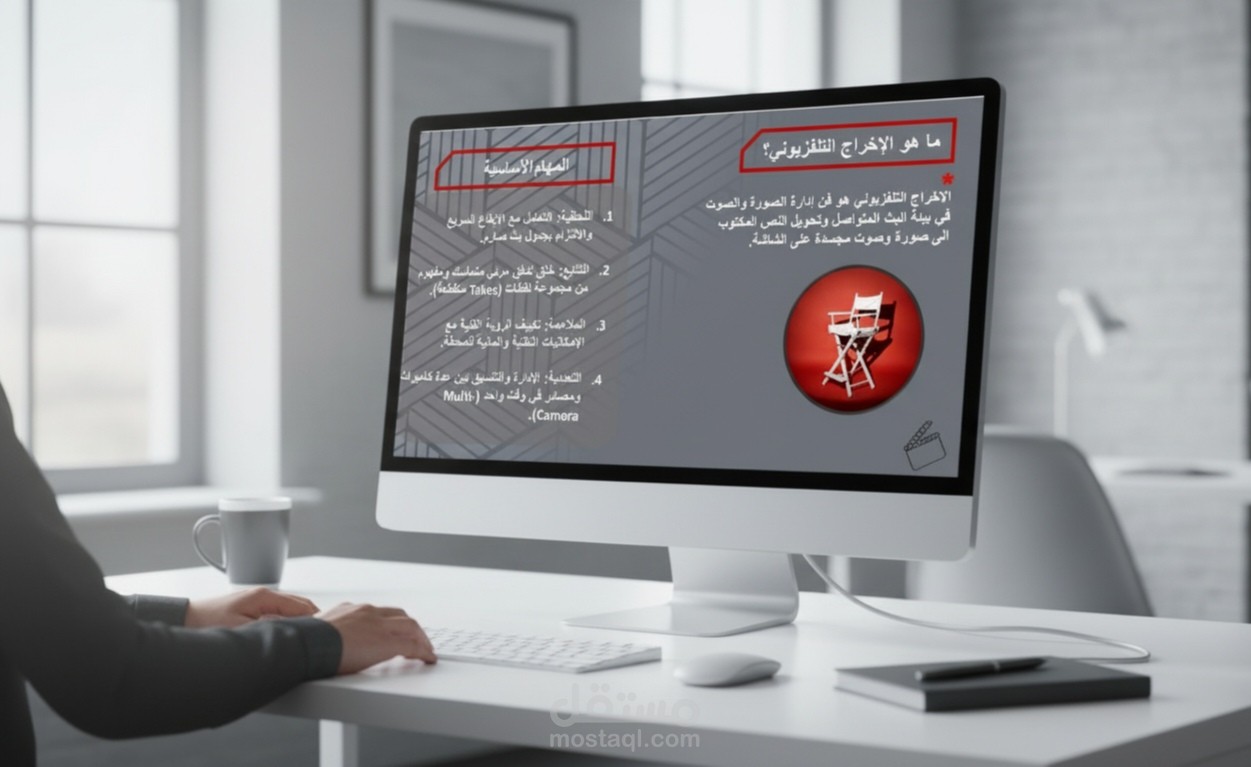 تصميم عرض تقديمي احترافي