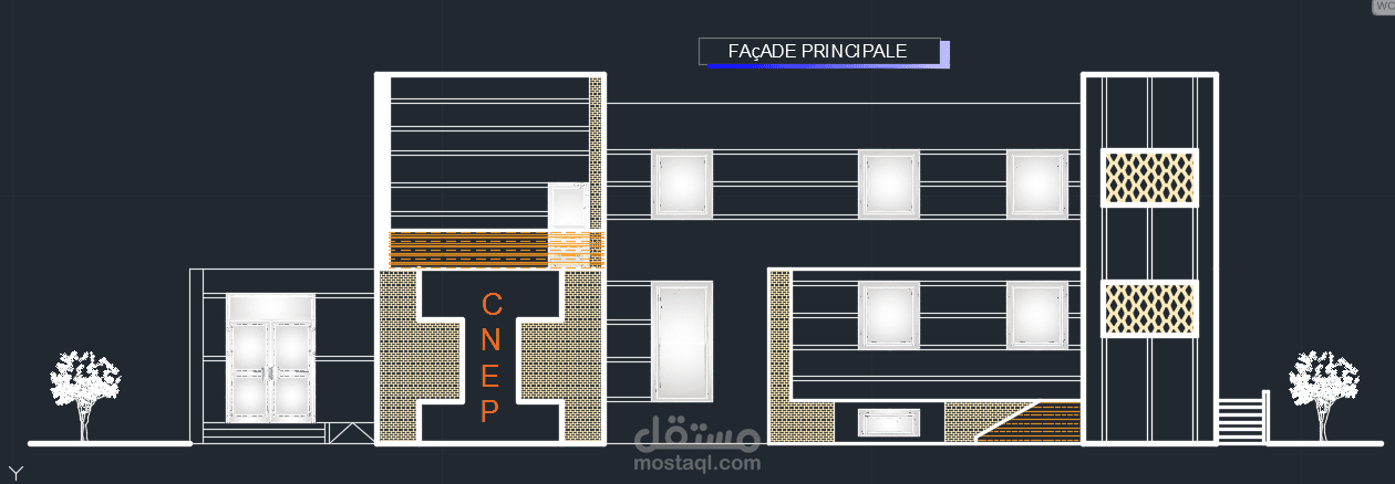 واجهة رئيسية لبنك