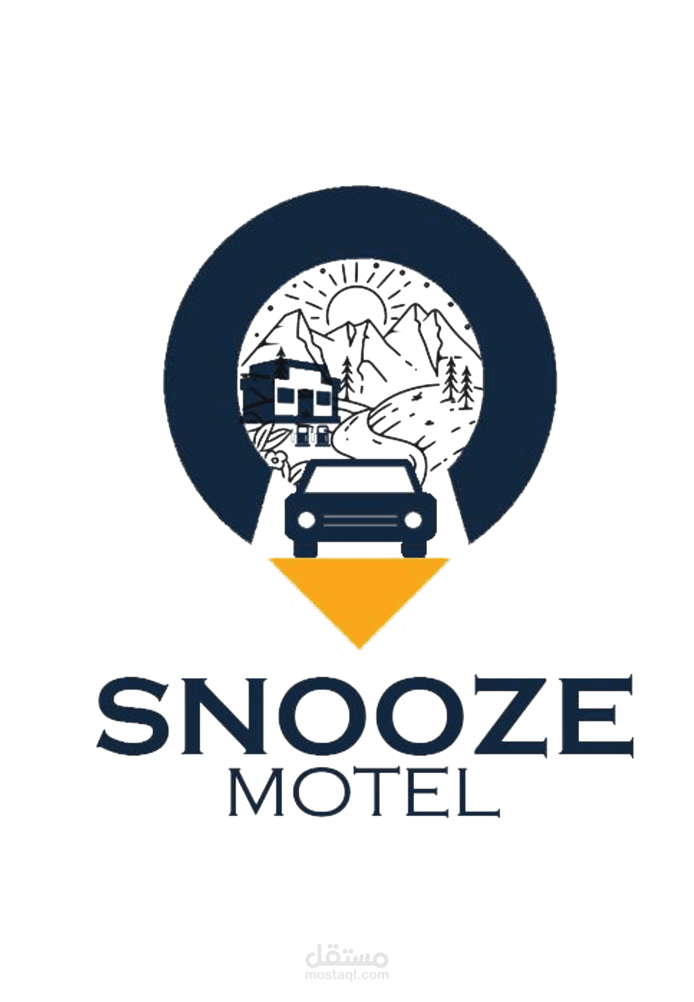 منيو مطعم لأستراحة طريق "Snooze Motel"