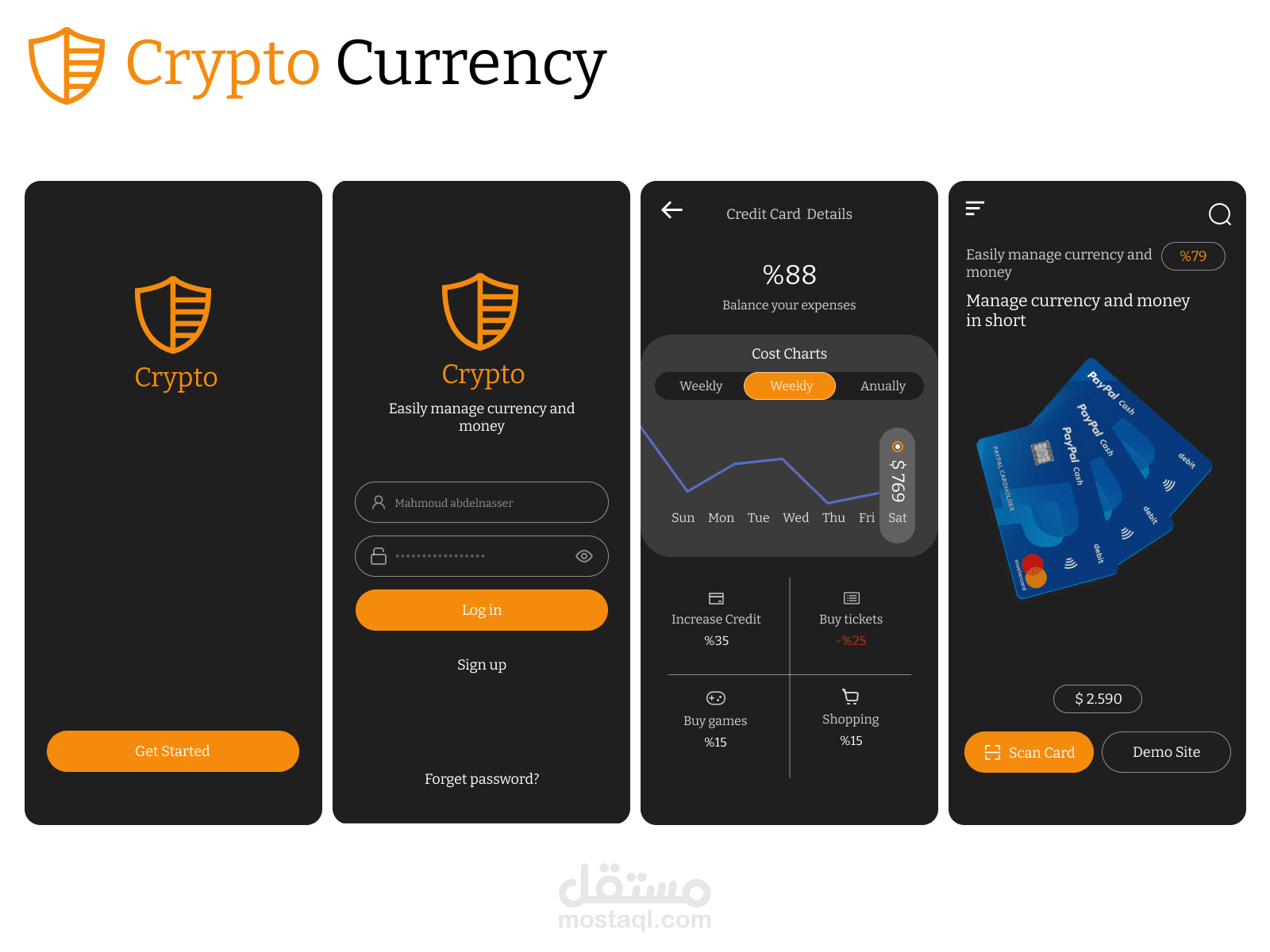 Crypto currency app