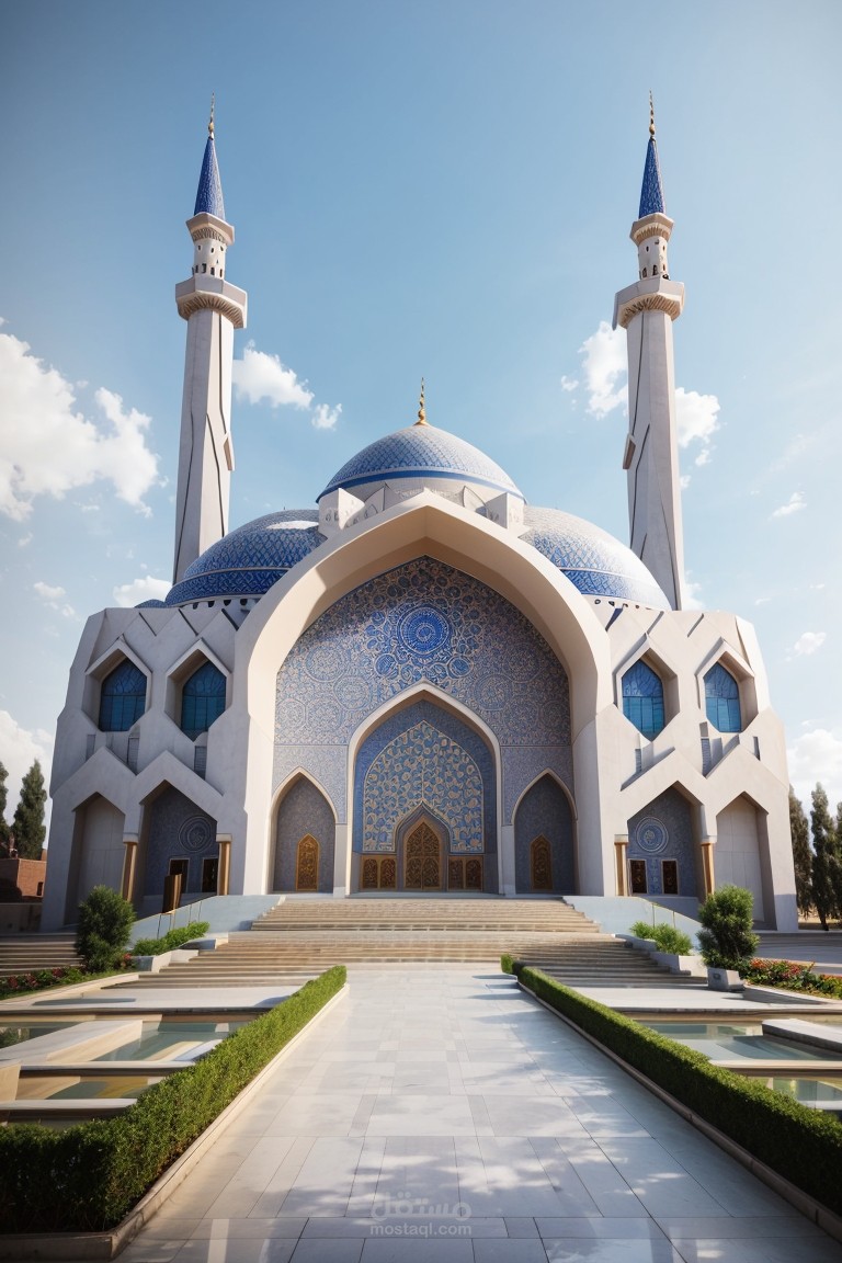 تصميم مسجد