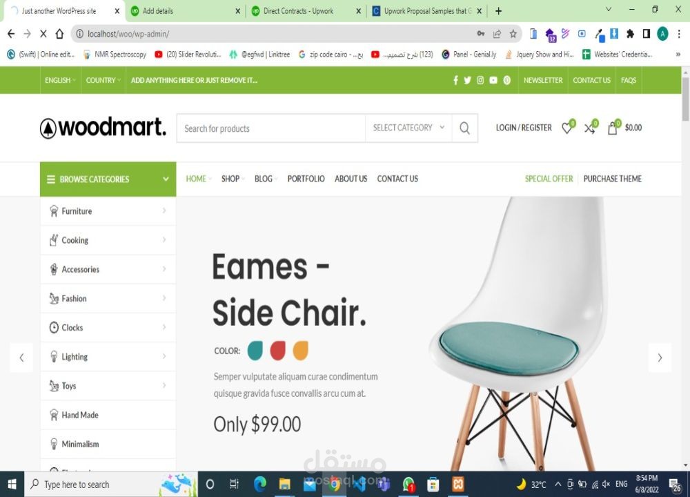ecommerce website with wordpress