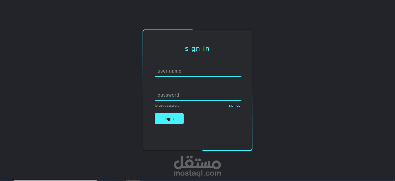 Login Page