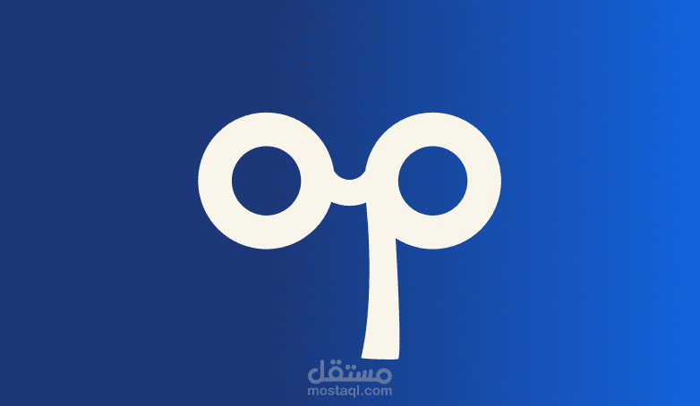 شعار لمحل نضارات طبية