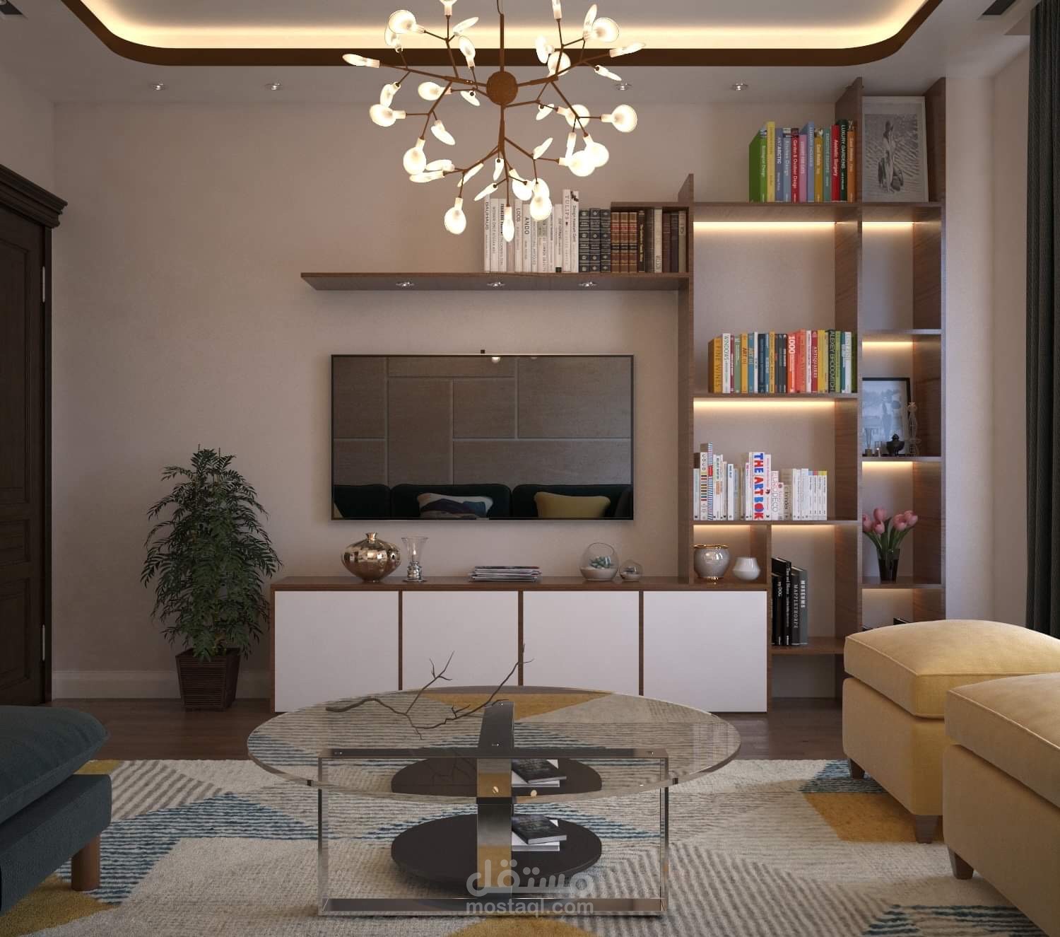 تصميم غرفه معيشه