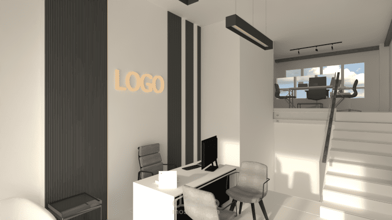 تصميم داخلي لمكتب  استشاري